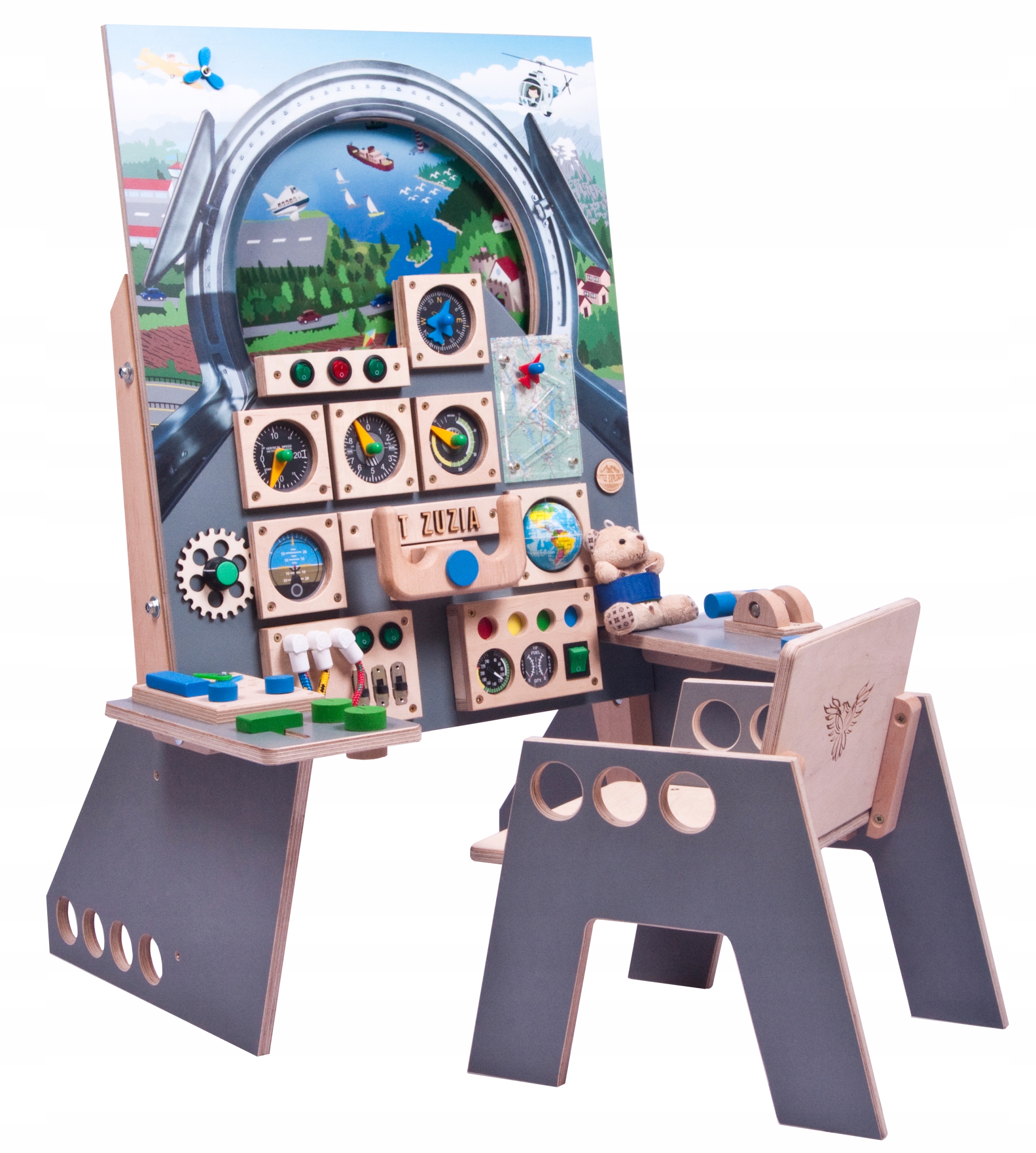 

Tablica manipulacyjna sensoryczna. Symulator Lotu.