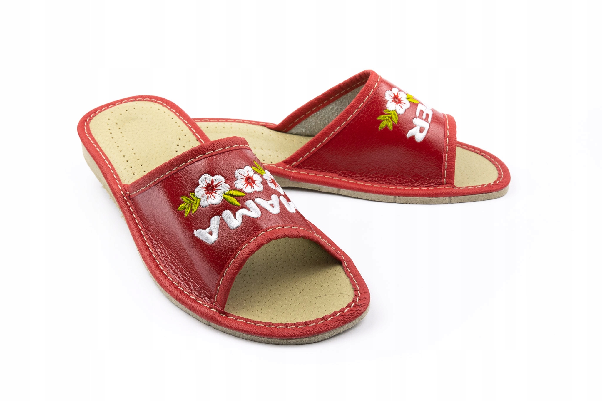 Pantofle, kapcie damskie, SUPER MAMA na PREZENT Rozmiar 37