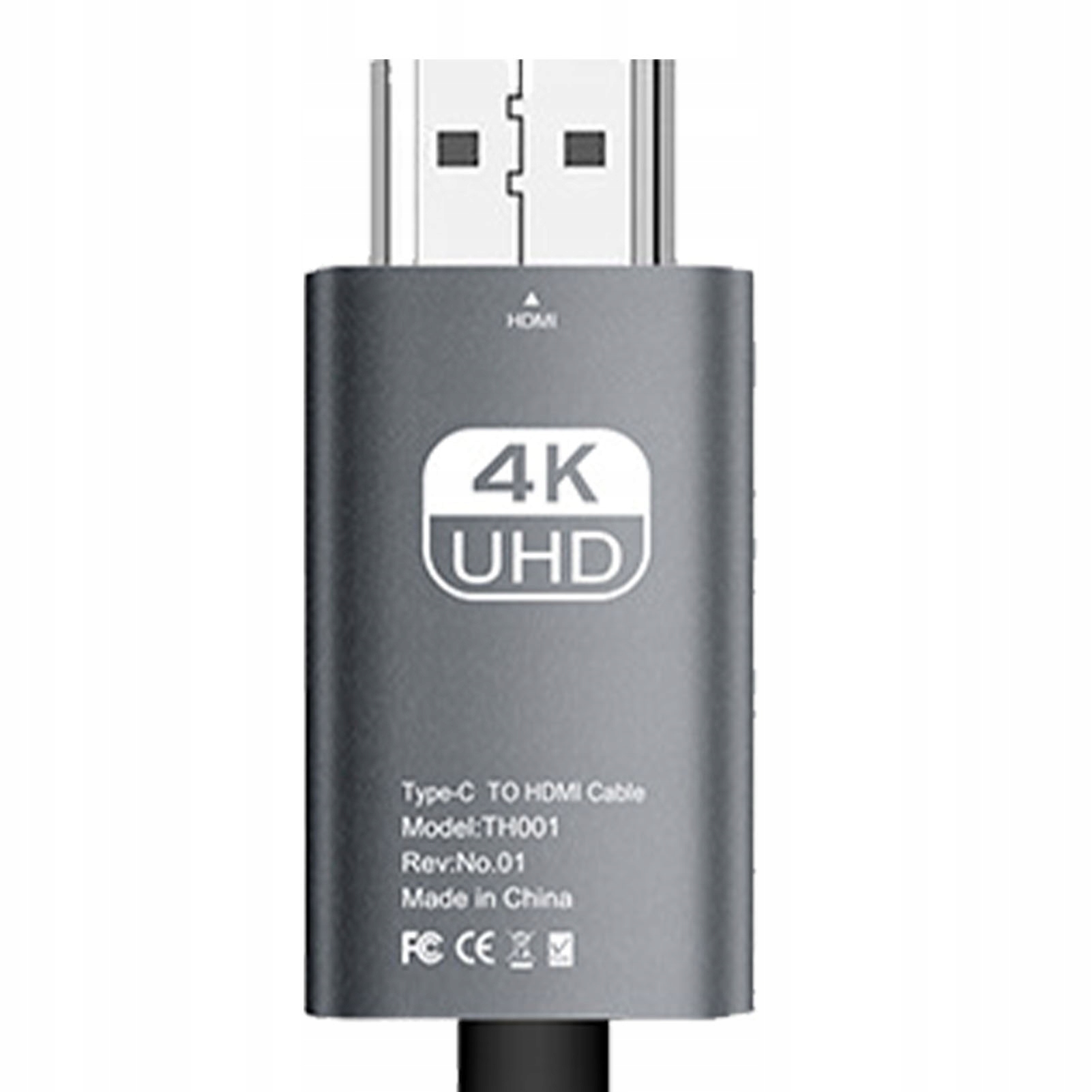 KABEL TYPE-C TO HDMI 2.0 FULL HD MULTIMEDIALNEGO Marka bez marki