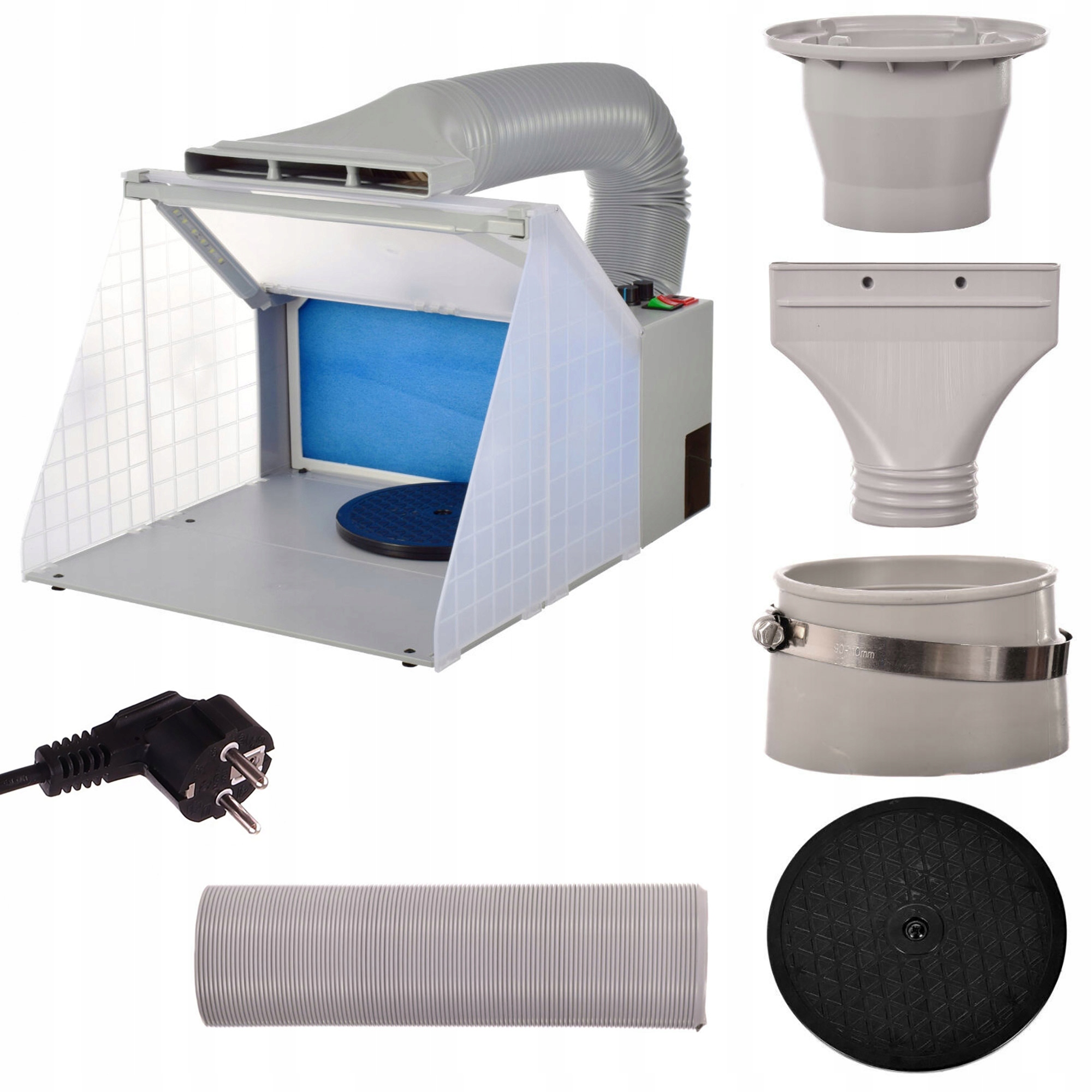 Modelářská Kabina, Ventilátor, Regulace Pro Malování Airbrushem