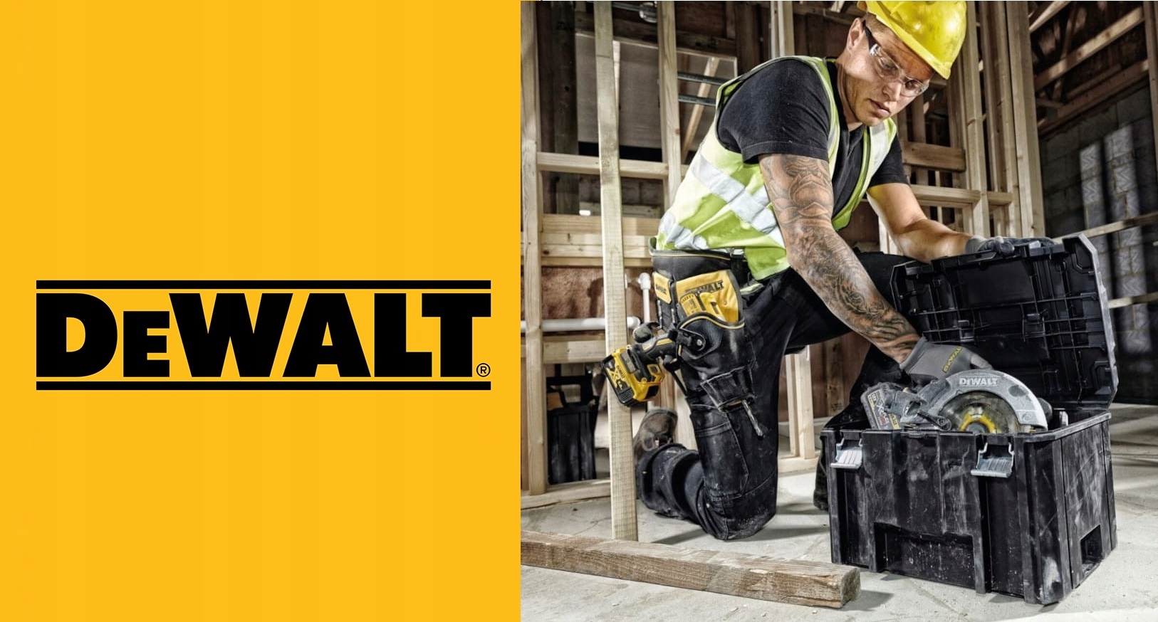 DeWALT TSTAK VI DWST1-71195 SKRZYNIA TRANSPORTOWA KUFER WALIZKA DUŻA 23L Pojemność 23 l