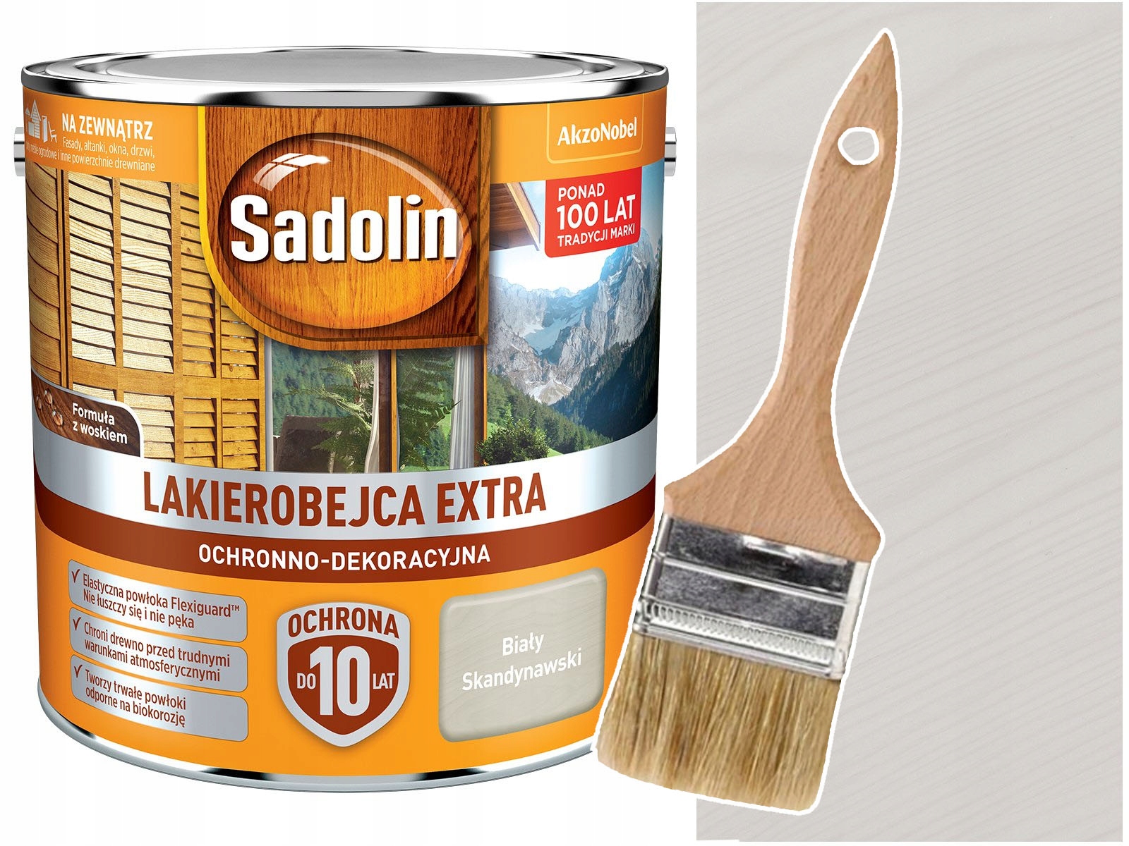 Sadolin Lakobejca Extra Bílý Skandinávský 2,5L