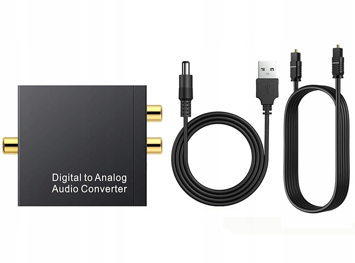 Optyczny Konwerter SPDIF Coaxial 2xCinch Audio 3,5 Marka Novaza Tech