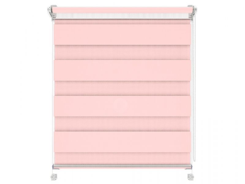 

Roleta 140x150 Dzień i Noc Pomarańczowy Różowy