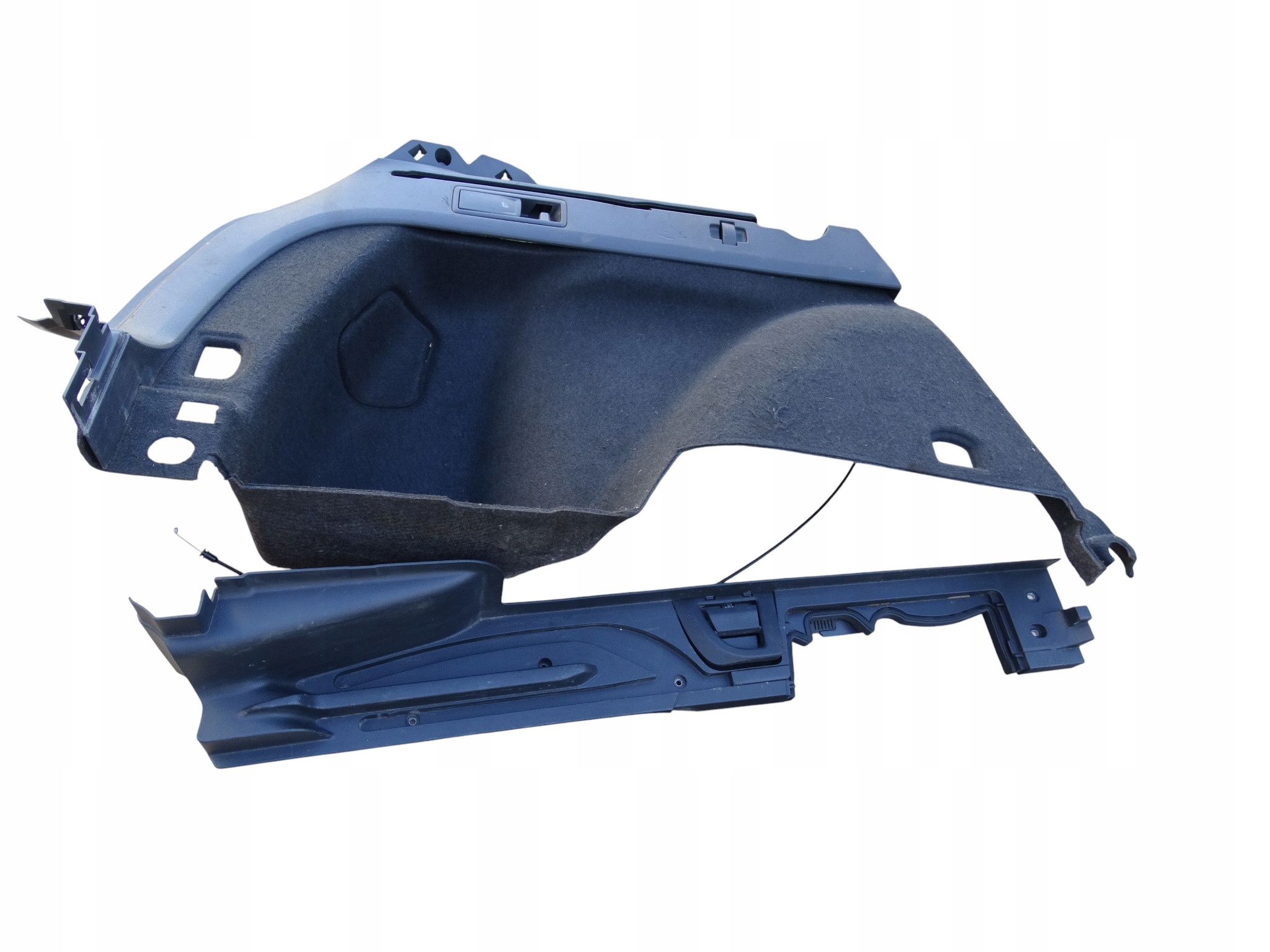 VW PASSAT B8 KOMBI AVANT inner boot black, side floor mats