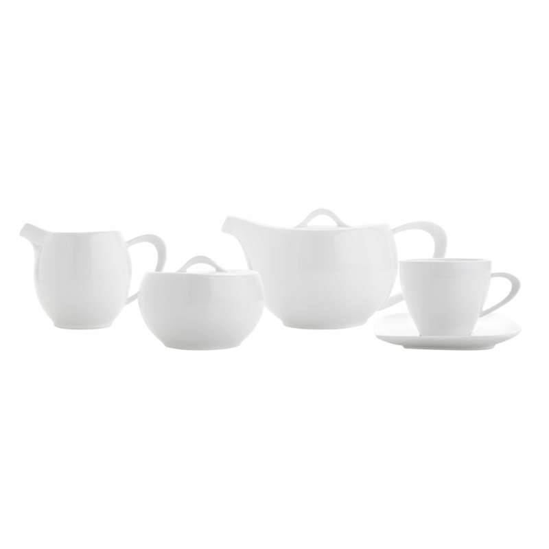 Komplet Do Kawy Florina Moss 6 Filiżanek 300ml Porcelana
