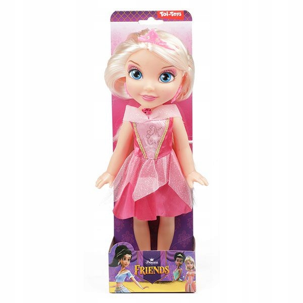 TOI TOYS - PRINCESS FRIENDS PUPPE ROSA - 30 CM