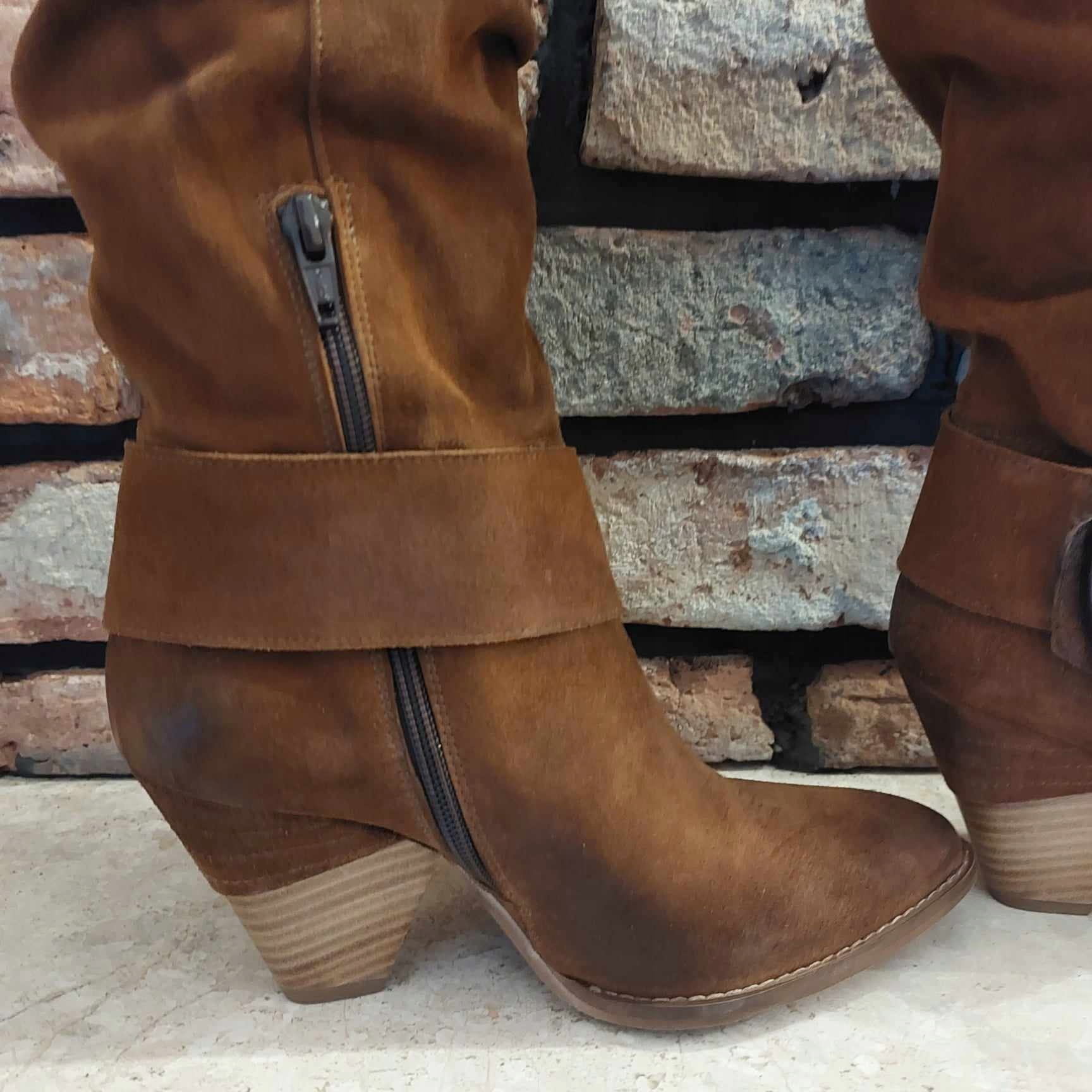 kowbojki kozaki damskie BY O LA LA skóra 36 Kolekcja P1