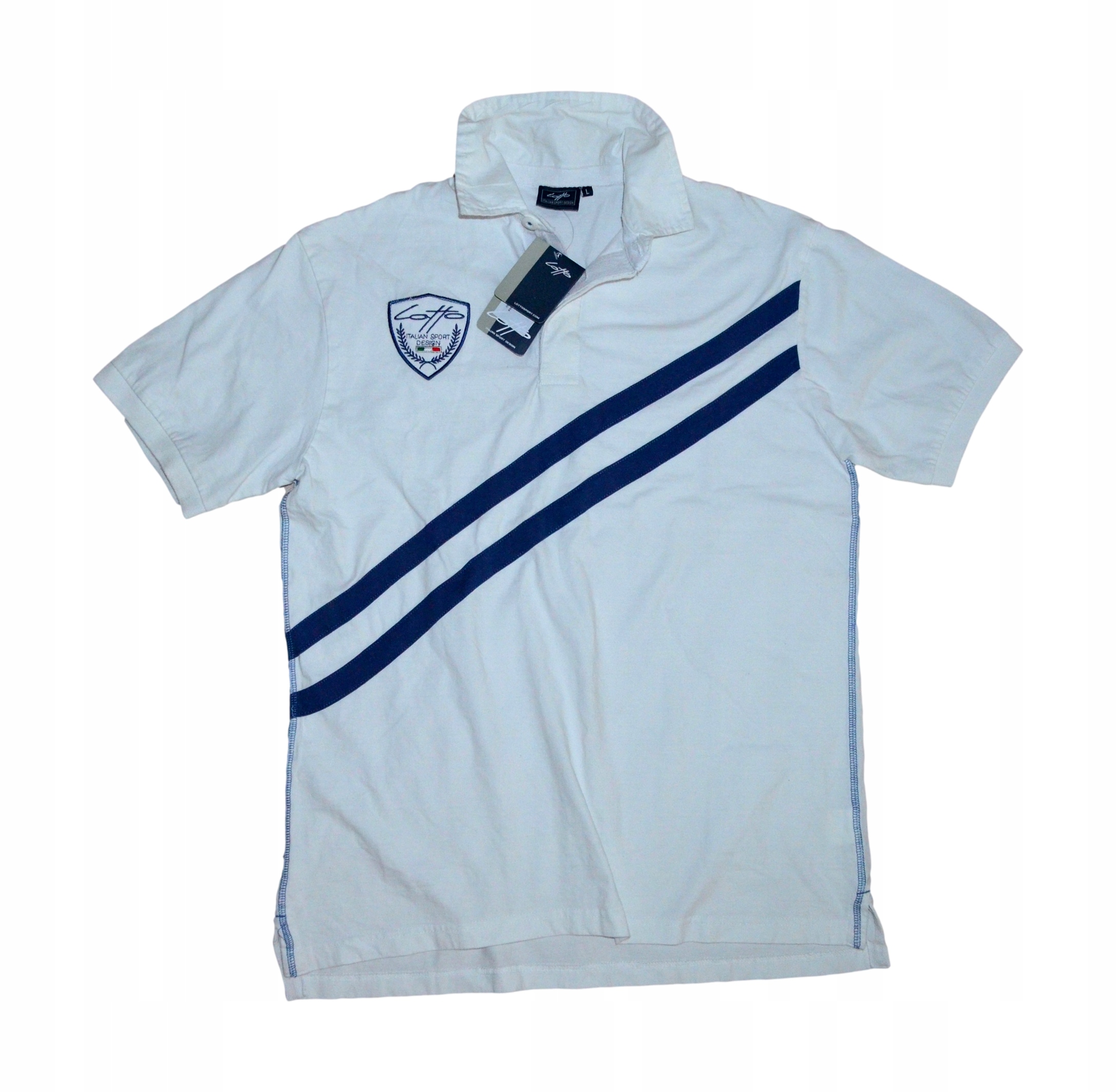 

Koszulka Polo Lotto męska bawełna Biała *XL