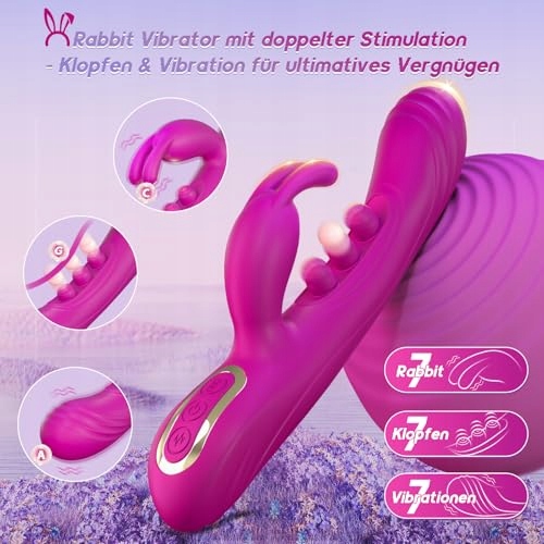 PULSIERENDER Dildo Wibrator Dla Kobiet Silikonowy Realistyczny G Punkt — miniatura 2