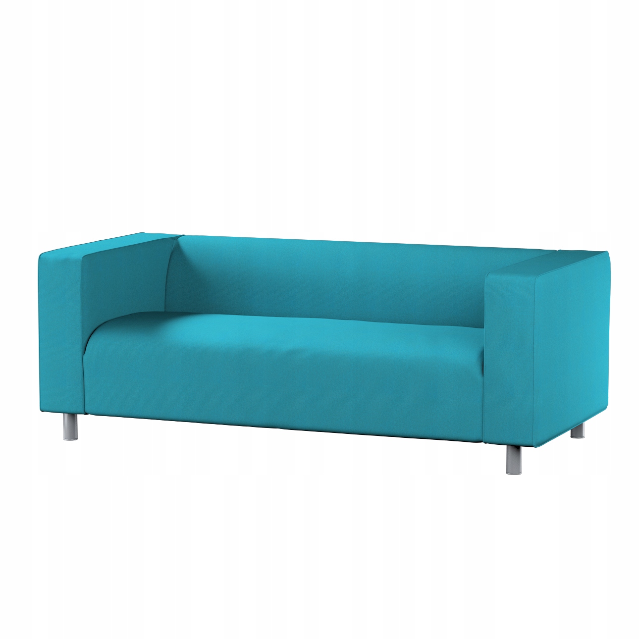 Dekoria potah na 2-místnou pohovku Klippan Ikea, modrý