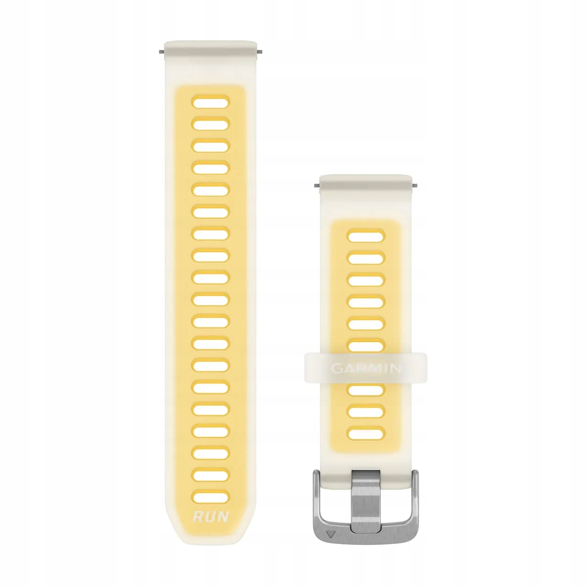 Silikonowy pasek Garmin Quick Release 20mm Półprzeźroczysty Bone/Mango