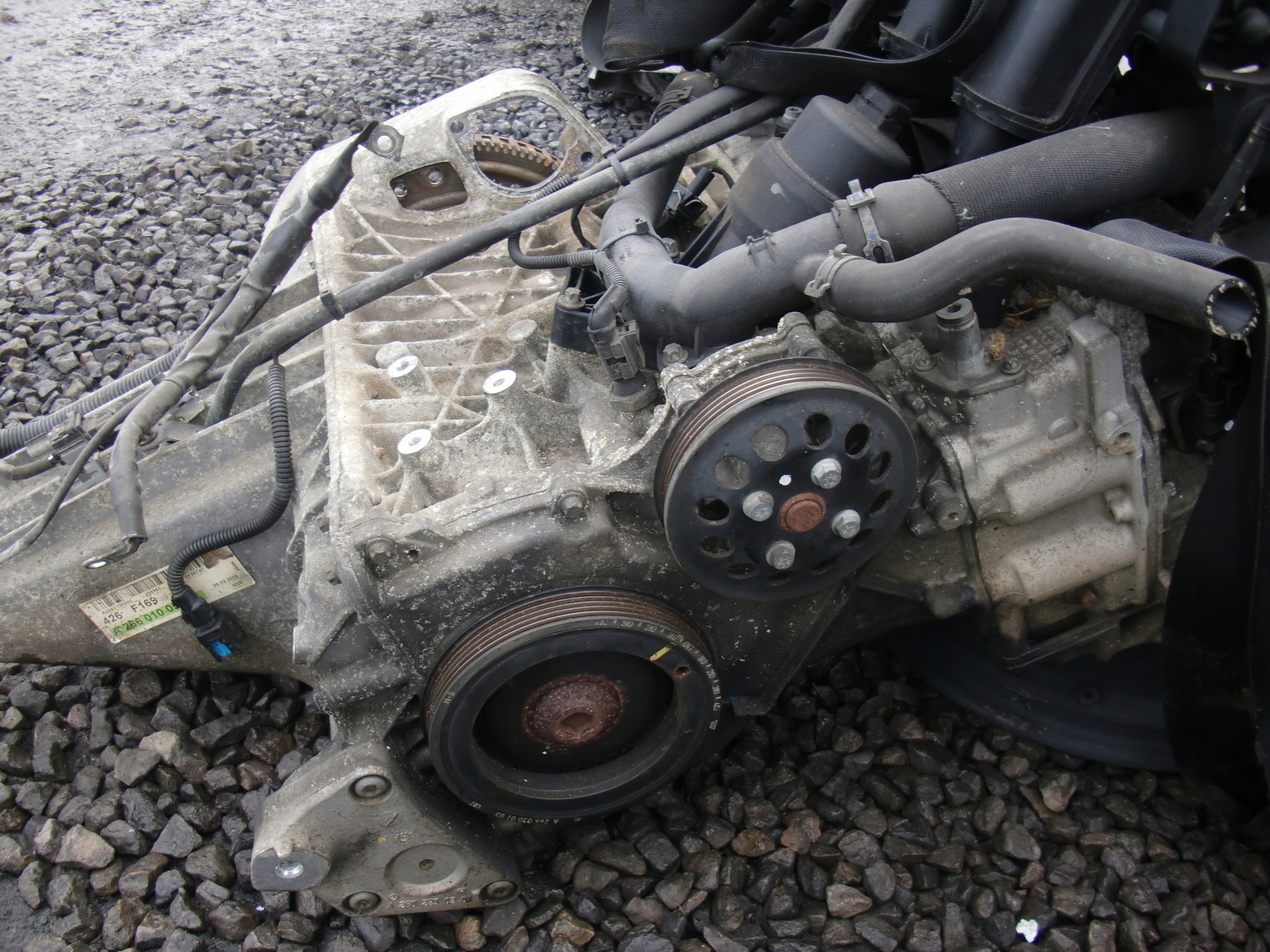 MERCEDES A W169 2.0 8V 2005 266.960 engine complete KPL 186 TYS KM