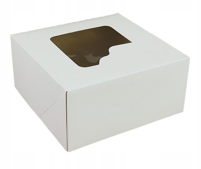 

Pudełko na tort ciasto weselne z oknem 18x18x9