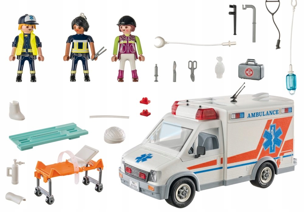 

Playmobil Ambulans Karetka Św/Dźw Action Pogotowie