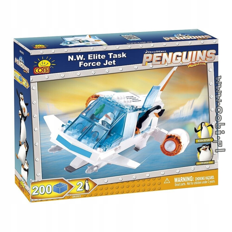 Klocki Cobi Pingwiny z Madagaskaru Elite Task