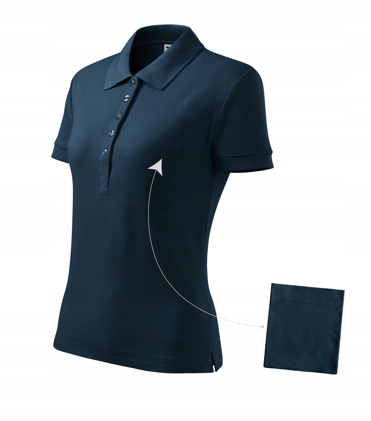 

Koszulka Damska Polo bawełna Polówka T-shirt S