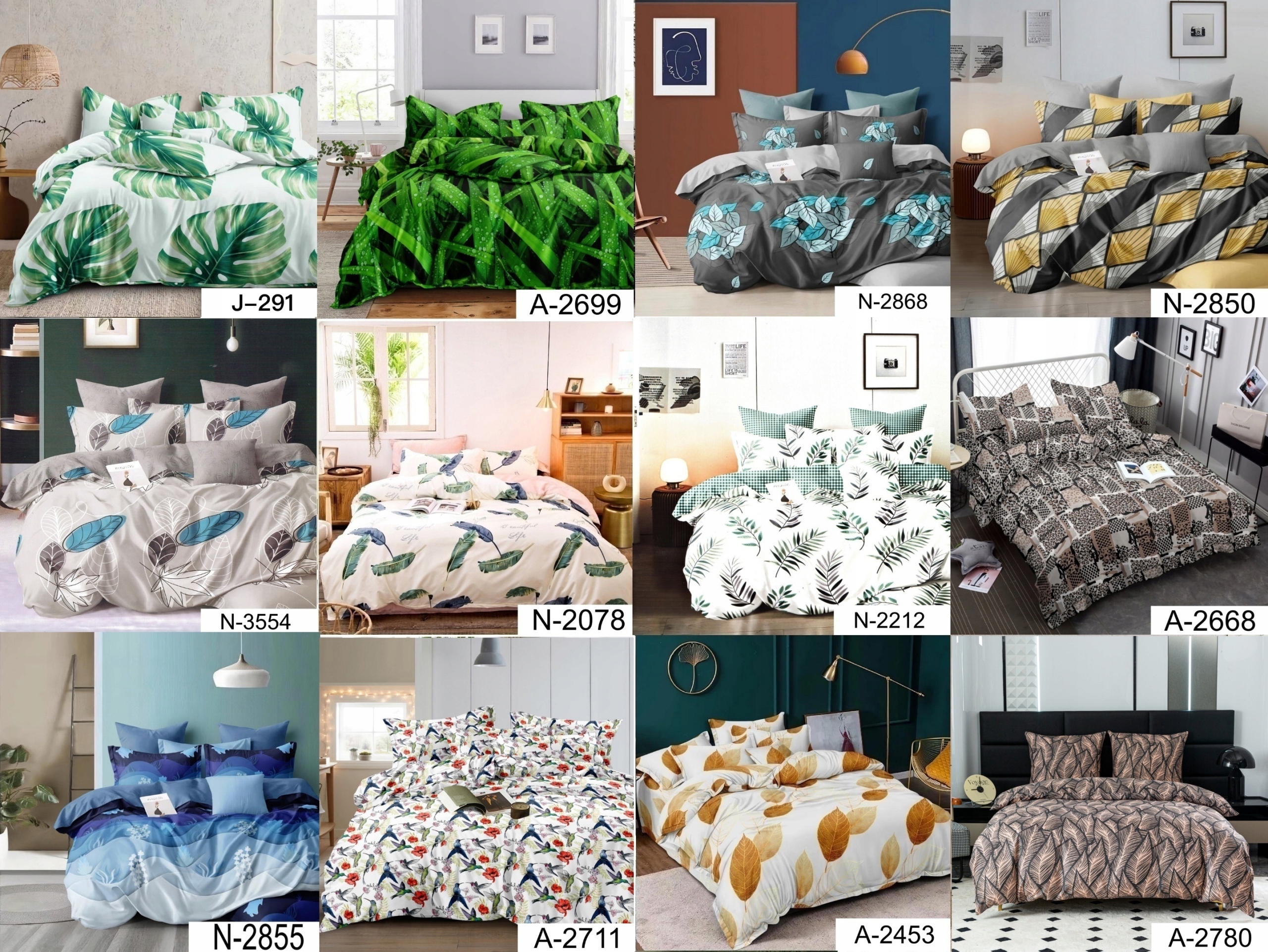 KOMPLET DWUSTRONNA POŚCIEL 200x220 +2 POSZEWKI ZESTAW BAWEŁNA NOWOCZESNA Długość poszewki na kołdrę 200 cm