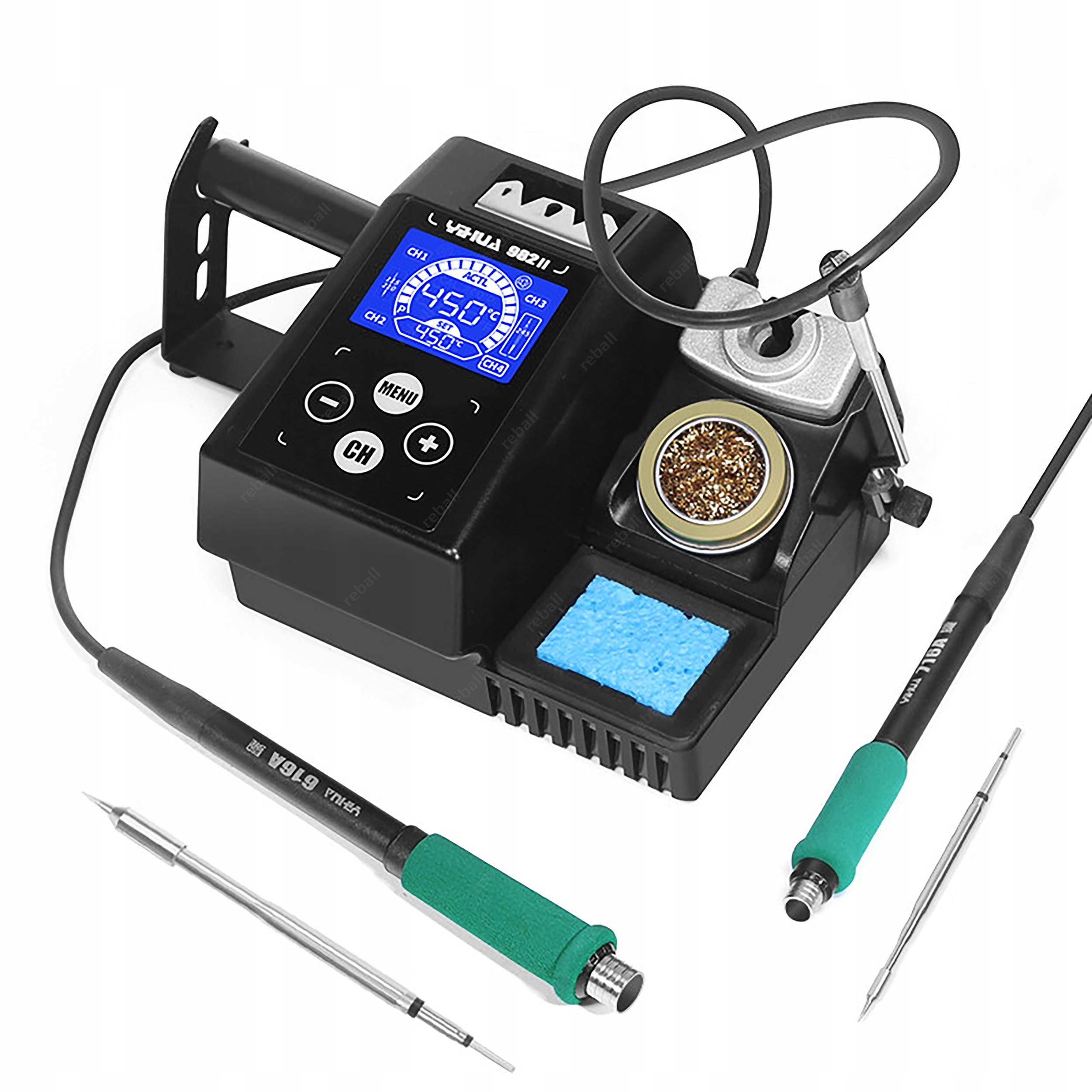 Pájecí Stanice Yihua 982-II 120W 2 Baňky 2 Hroty C245 C210