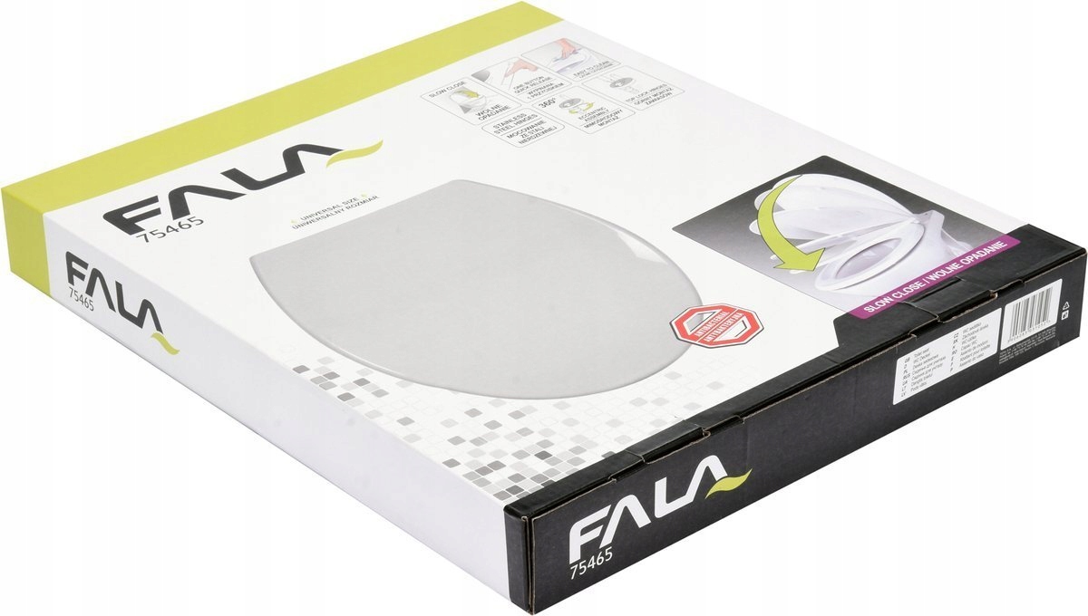 DESKA WC SEDESOWA WOLNOOPADAJĄCA UNIWERSALNA Cechy dodatkowe łatwy demontaż