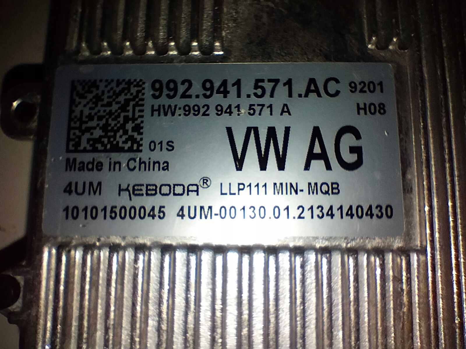 control unit module led VW SKODA SEAT AUDI