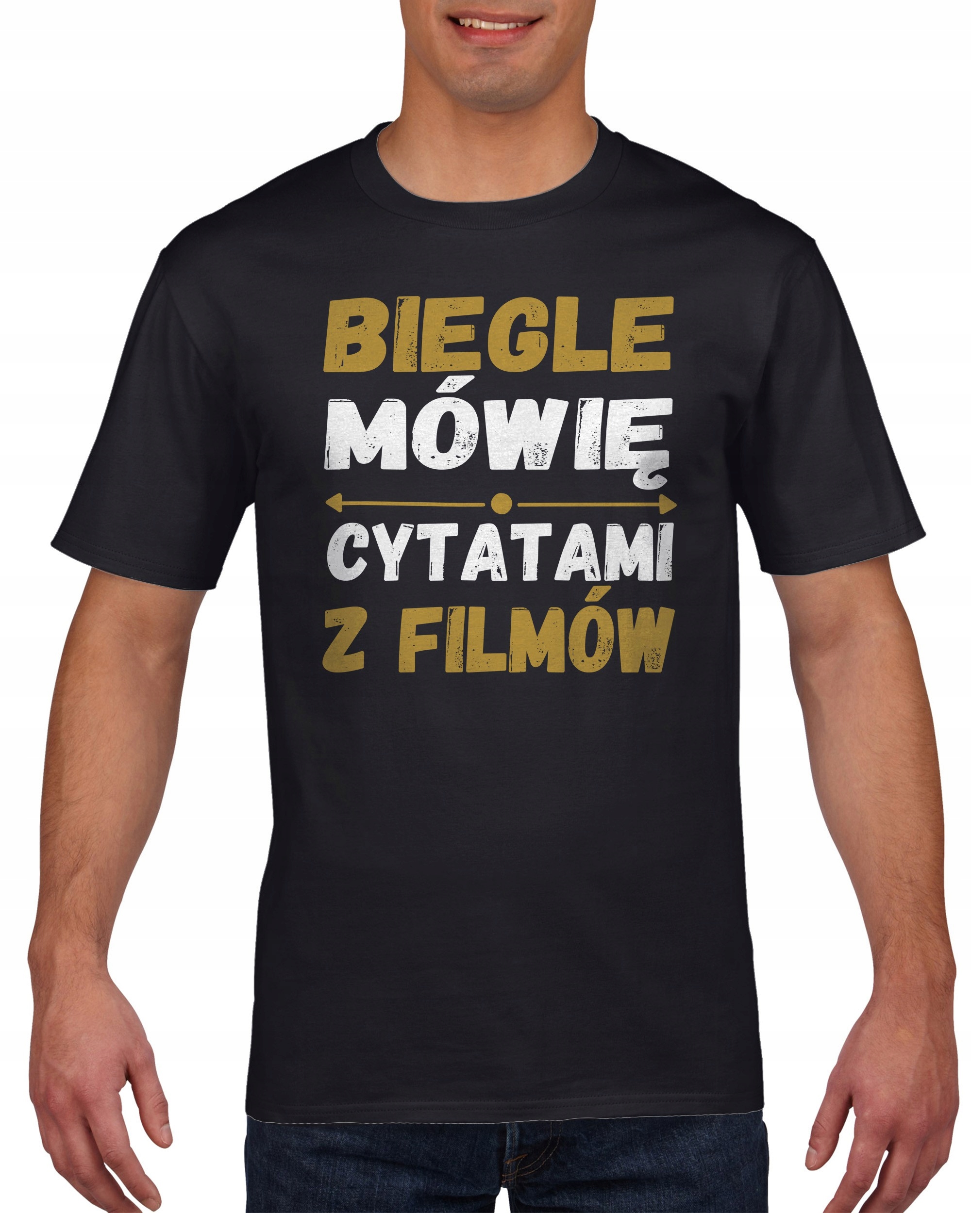 

Koszulka męska Biegle mówię cytatami z filmów M