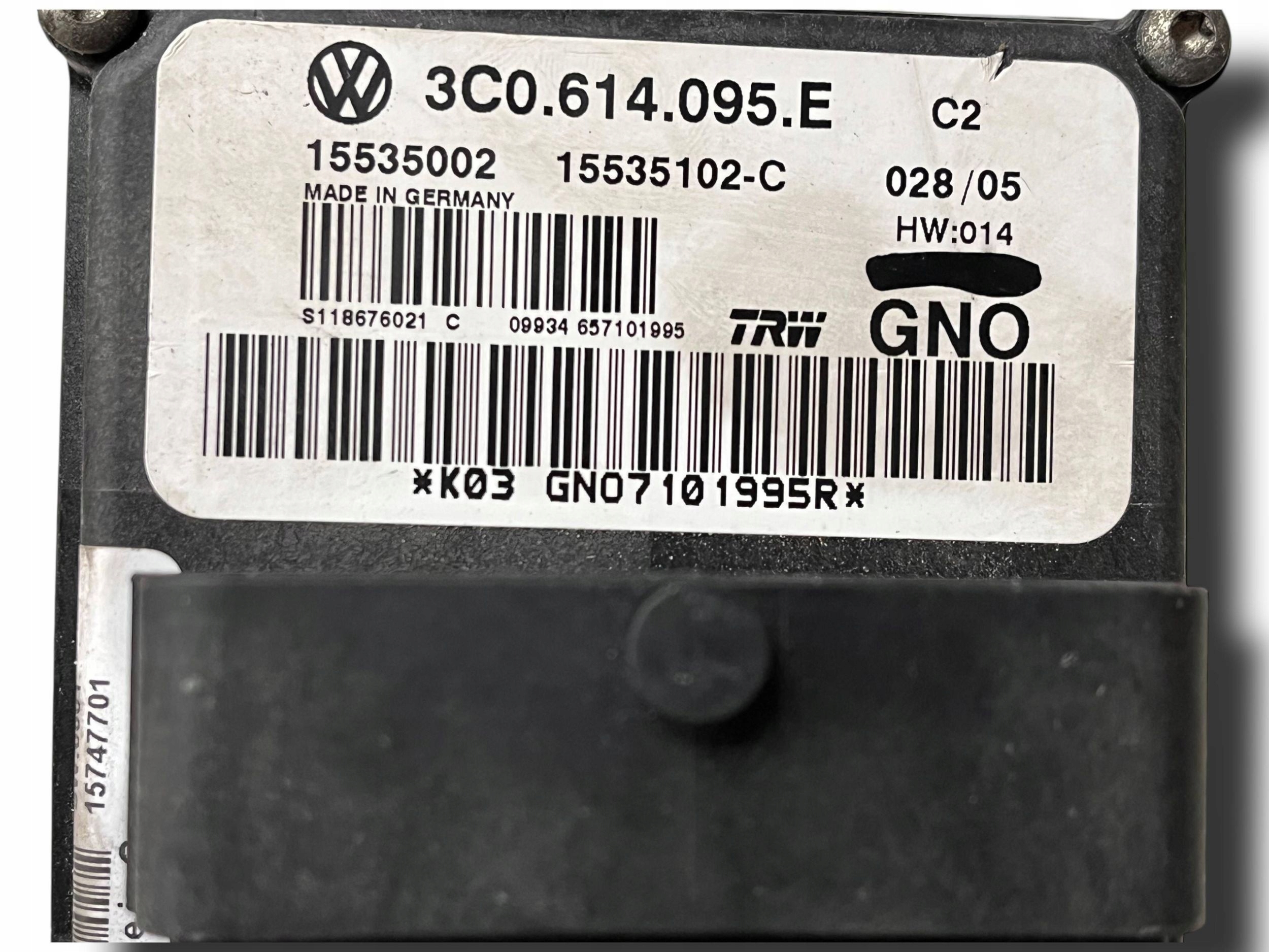 VW PASSAT B6 05-10 1.9 TDI Servofreno ABS 3C0614095E !J