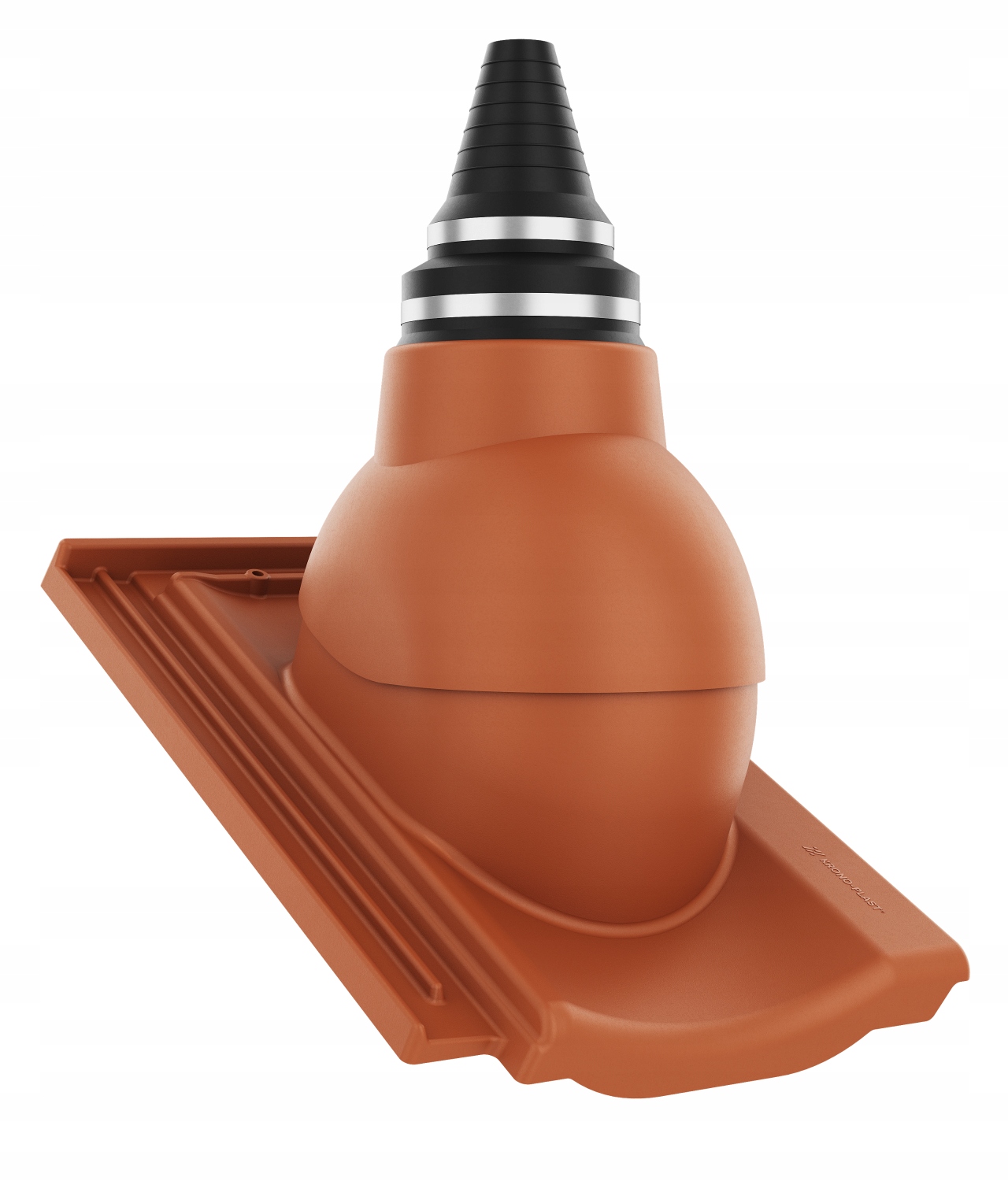 Anténní průchod pro vzduchotěsné střechy Tondach Stodo Contiton 12 Přírodní