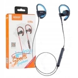 Słuchawki Douszne Ipipoo IL-98BL Bt sportowe czarno-niebieskie