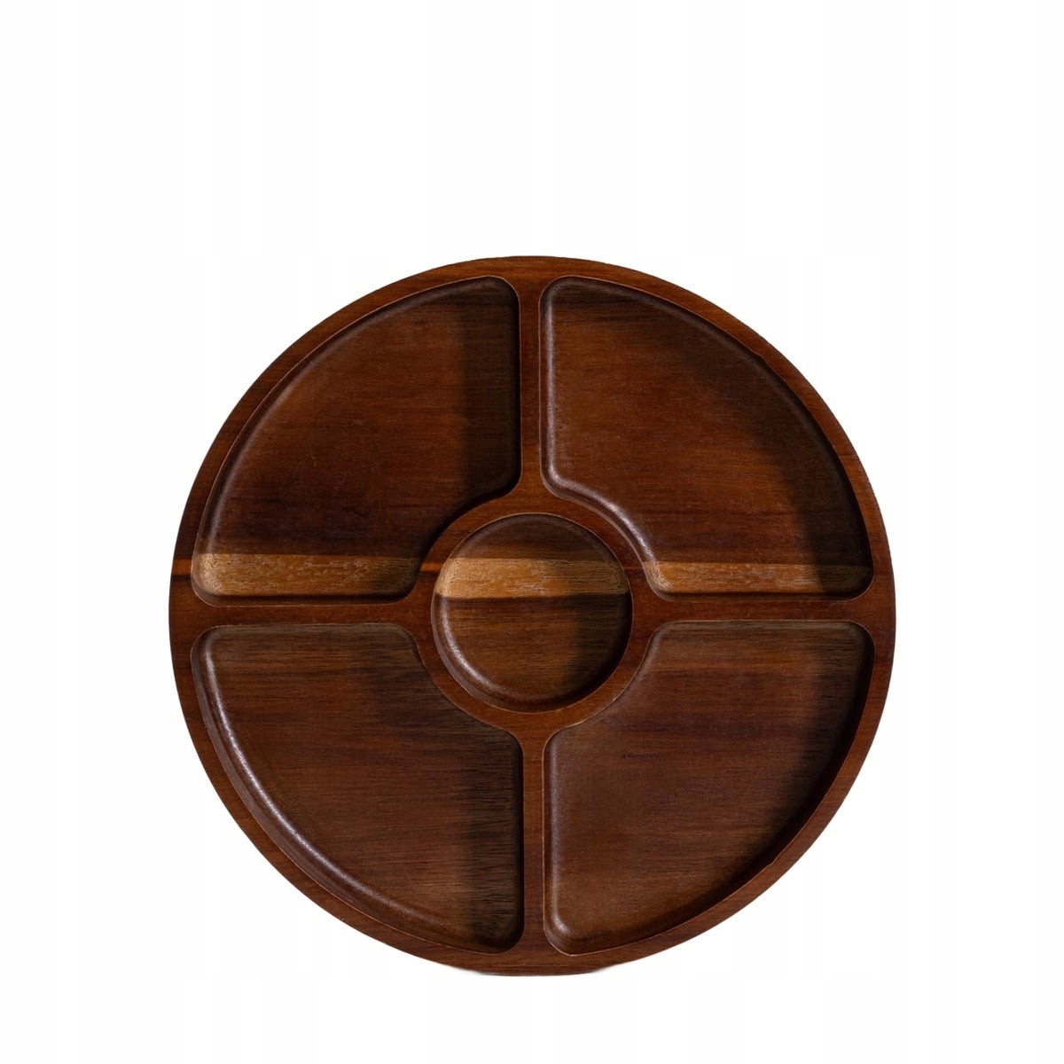 Miska Mooka z akátového dřeva s pěti přihrádkami 29 cm Homla