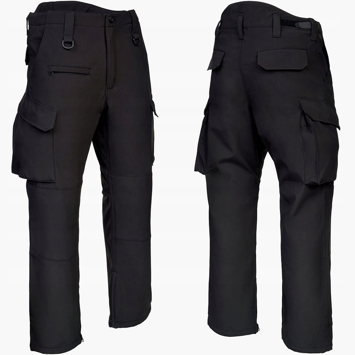 Zateplené Zimní Kalhoty s membránou Softshell XXL