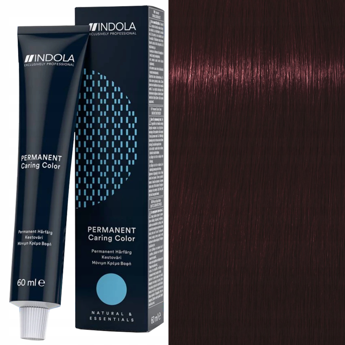 

Indola Pcc farba do włosów 3.66 ciemny brąz red