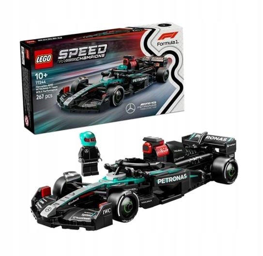 Lego (r) Speed Champions 77244 Formule (r) Závodní Vůz Mercedes-amg
