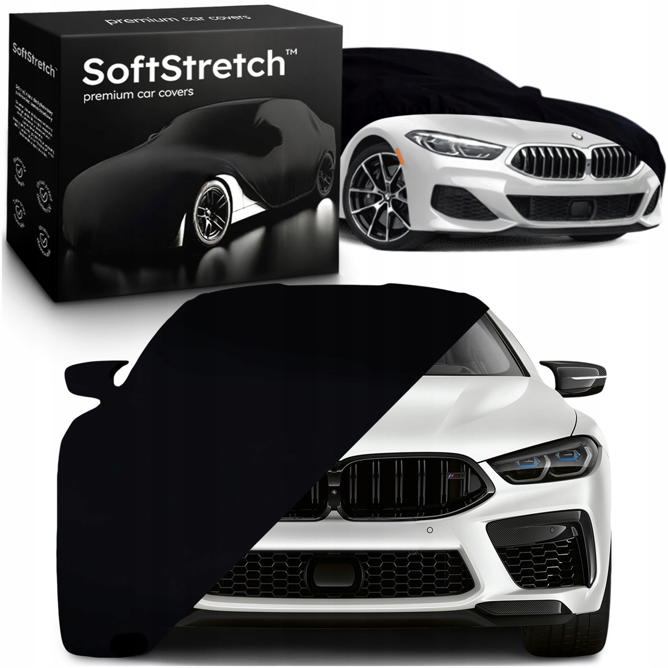 Elastický potah na auto SoftStretch Premium Bmw řady 8 Gran Coupe
