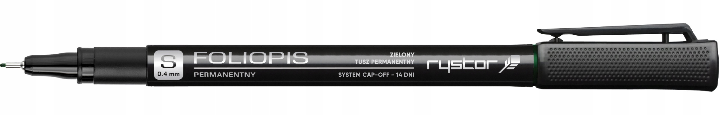 

Foliopis marker do CD DVD Rystor Fs 0,4mm Zielony
