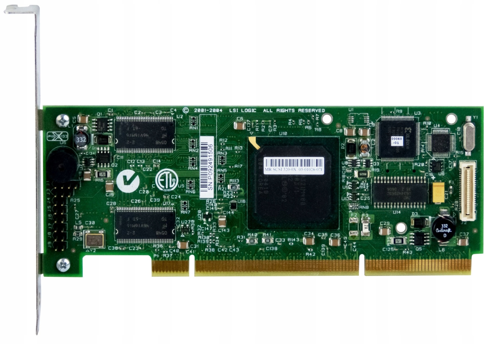 Intel Srcczcrx 0-KANÁLOVÝ Raid Scsi 320-0X Pcix