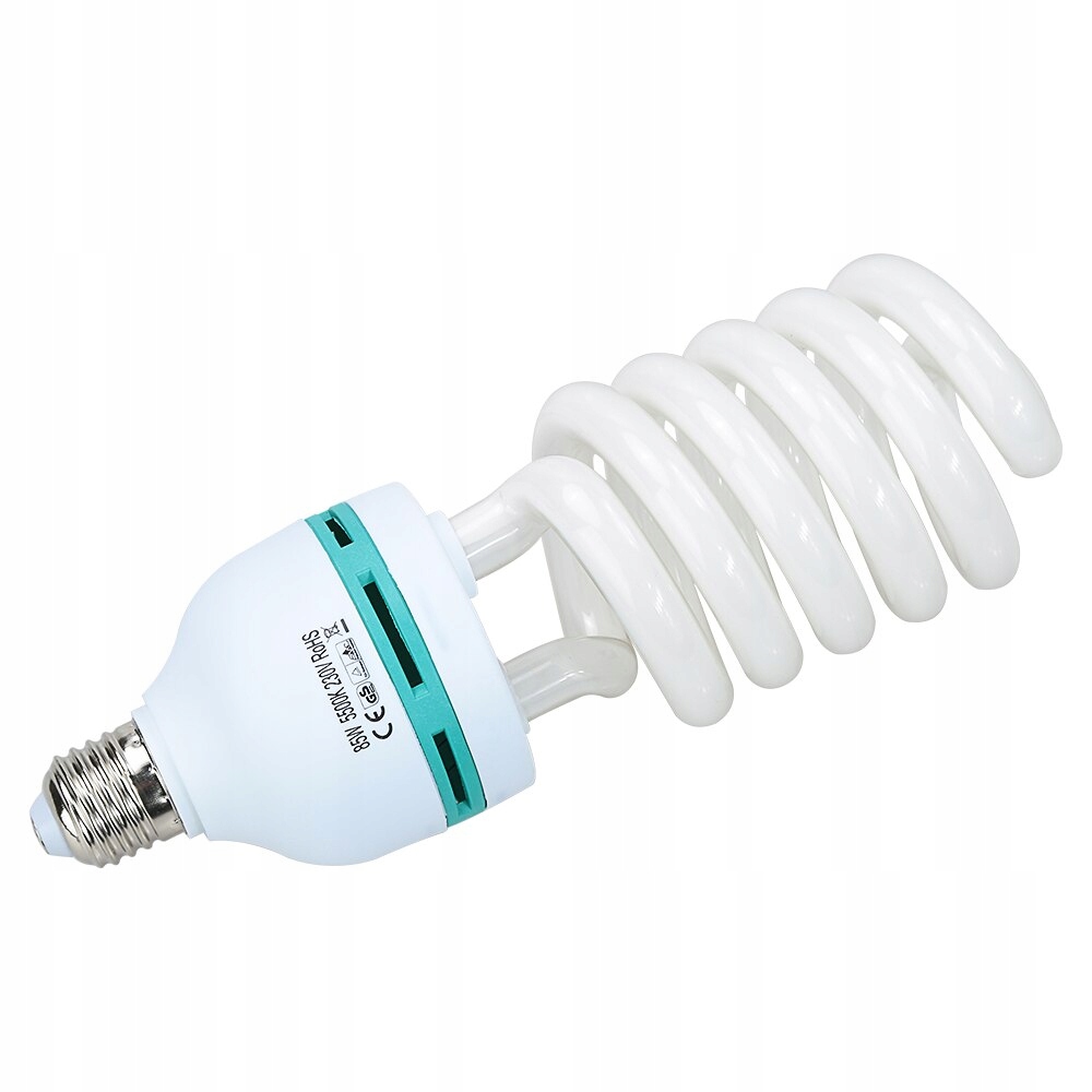 ŻARÓWKA FOTOGRAFICZNA E27 5500K ŚWIETLÓWKA STUDYJNA DO SOFTBOXA 85W 230V Stan opakowania oryginalne