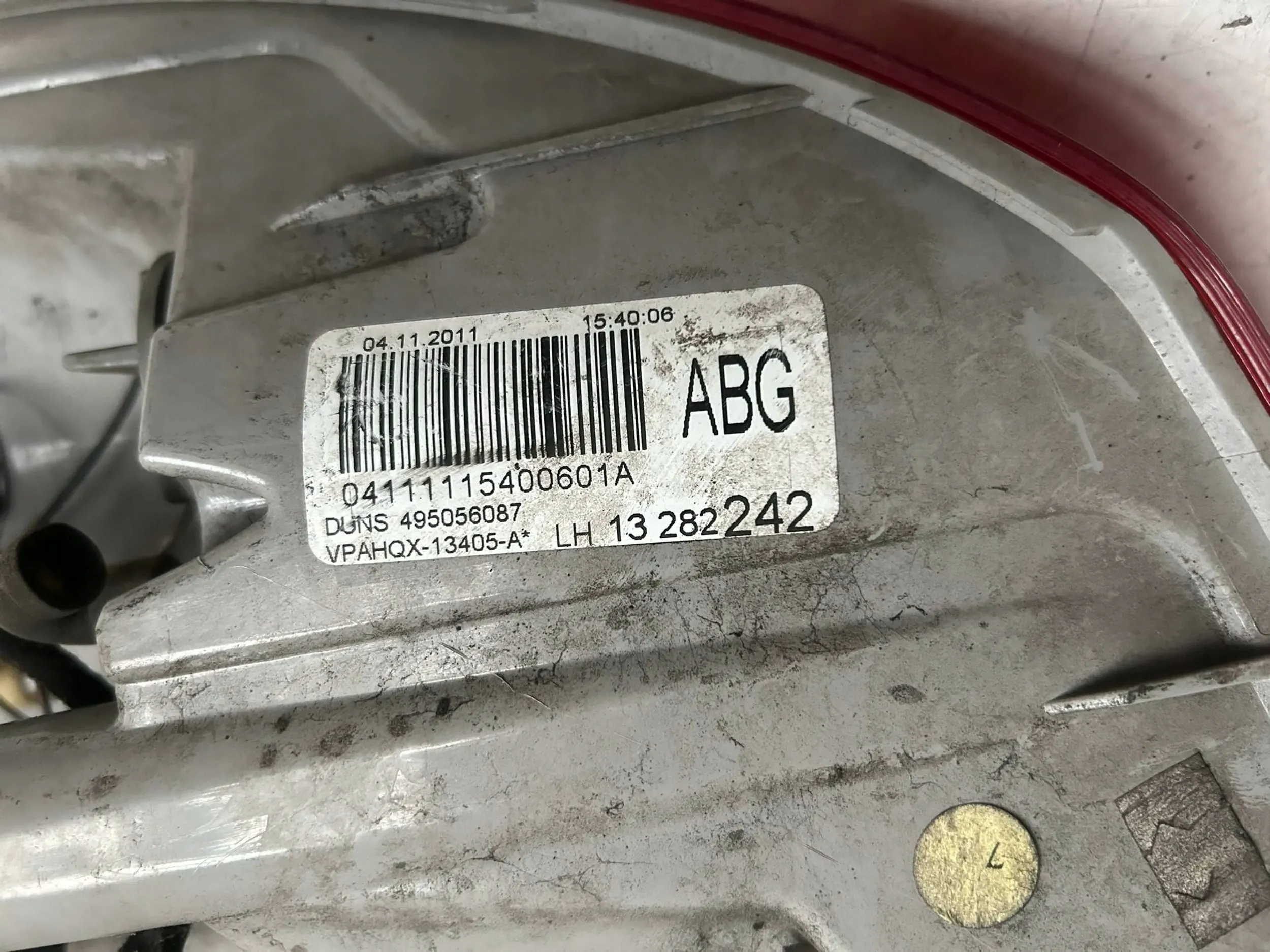 Lampa tył lewy Opel Astra J Strona zabudowy lewa