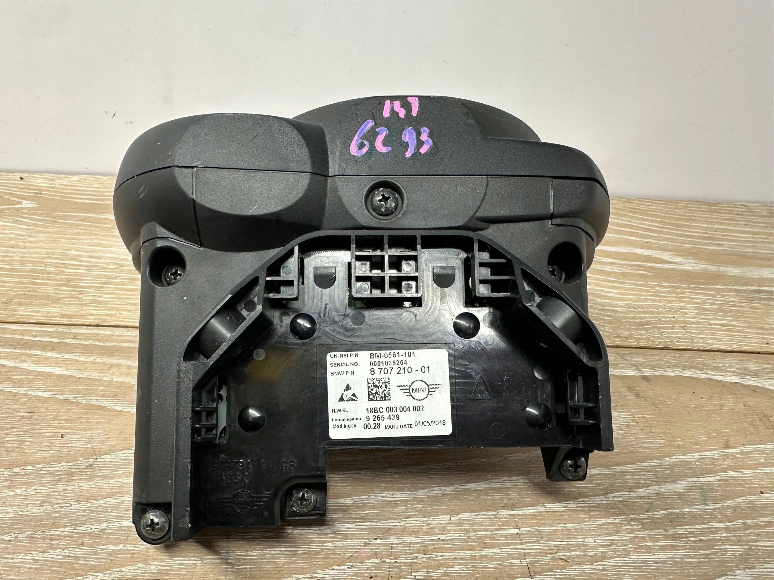 budíky předek Mini One - Cooper R57 9265439