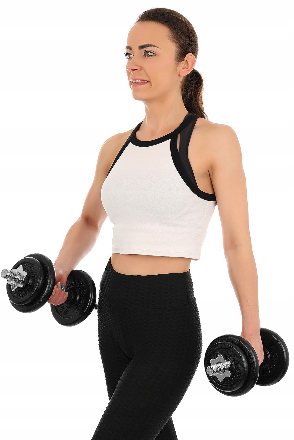 Litinové Činky 2x9,5 kg osa Sada činek 19 kg Kufr