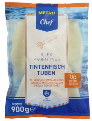Metro Chef Kalamáry tuby 5 kusů 900 g
