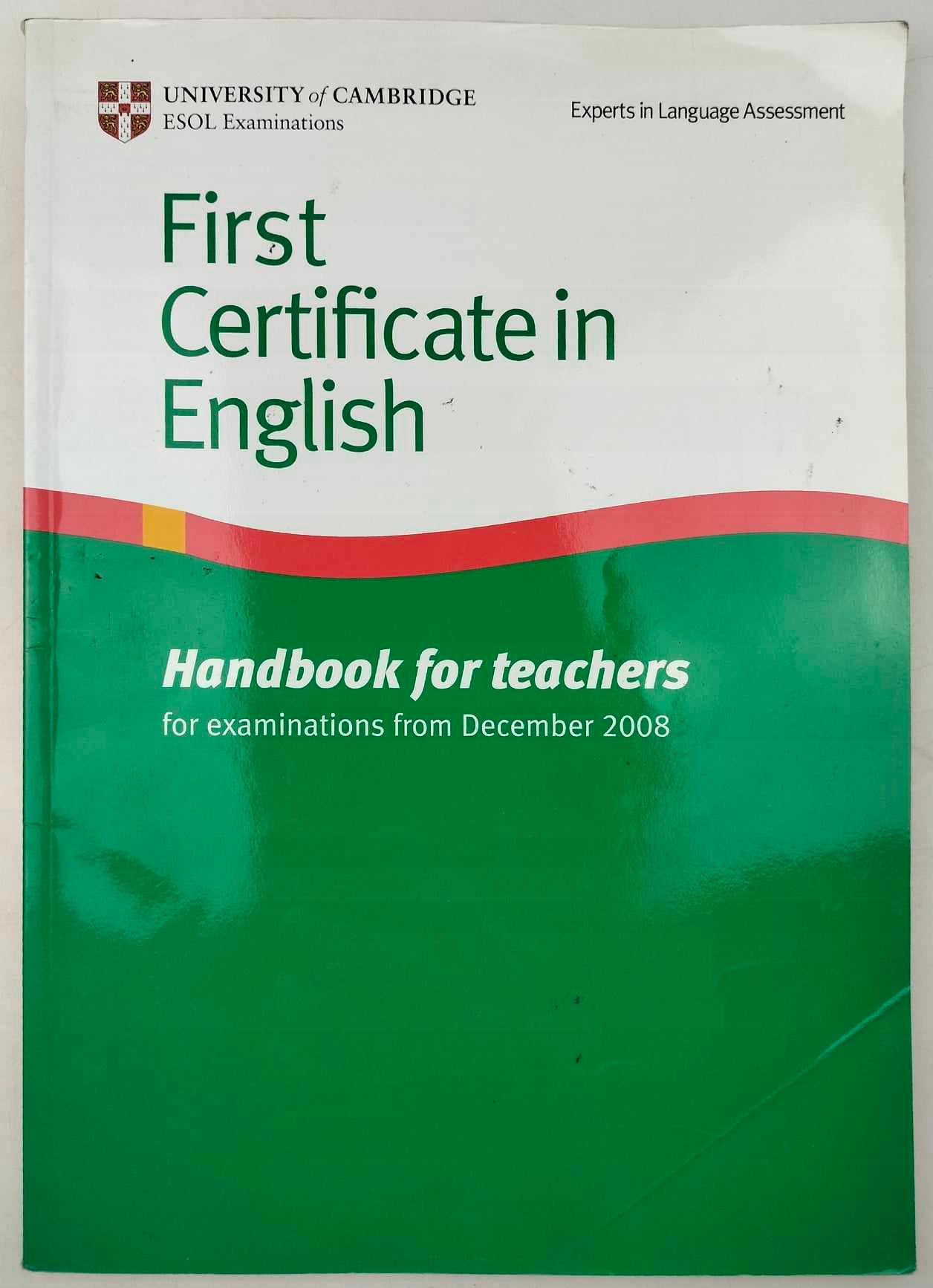 first certificate in english handbook for teachers