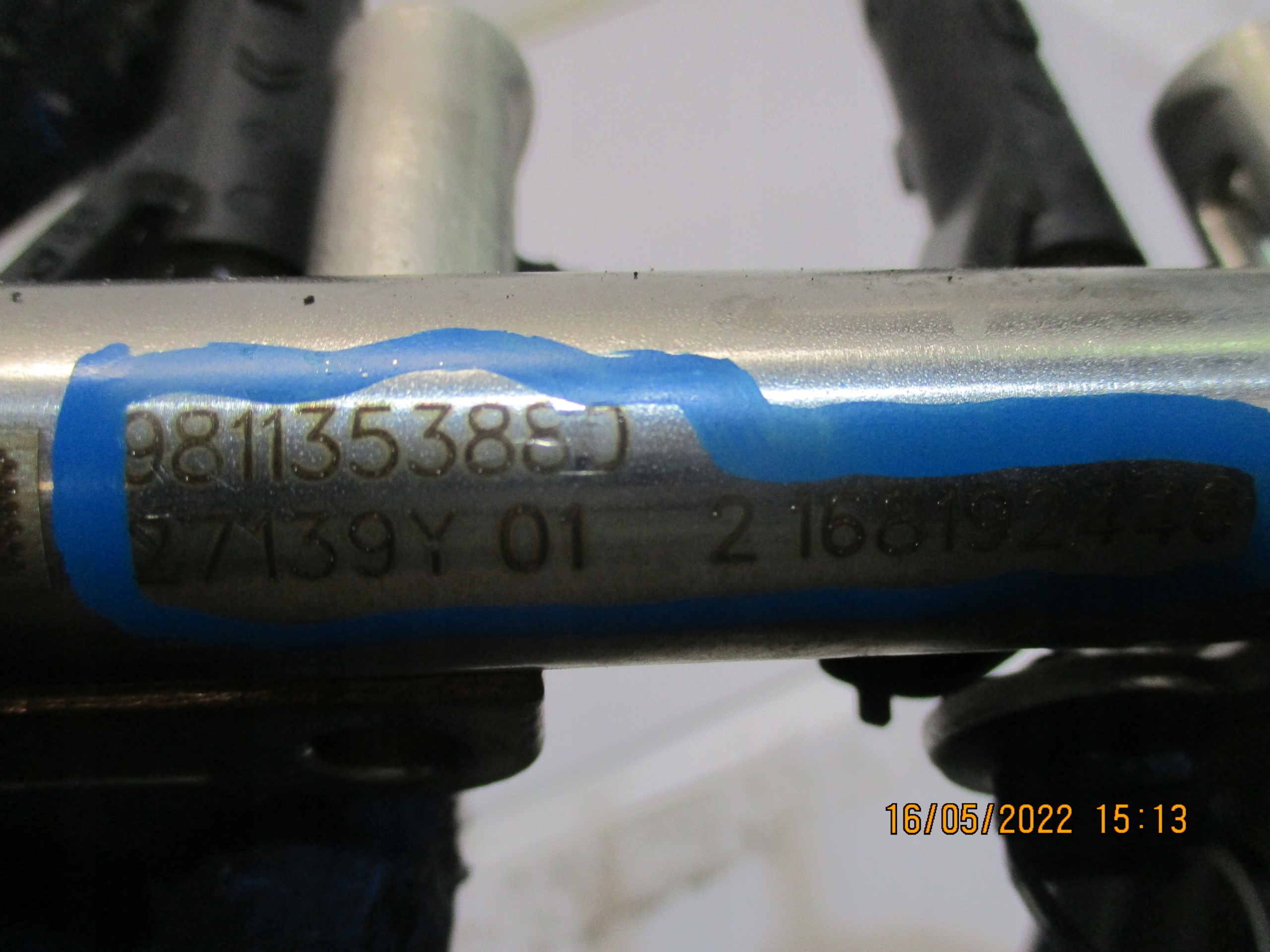 RAMPE INJECTION PEUGEOT 3008 II 1,2THP 981135388