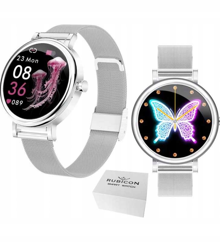 Zegarek Damski RUBICON SMARTWATCH RNBE64-2 SILVER Marka Rubicon