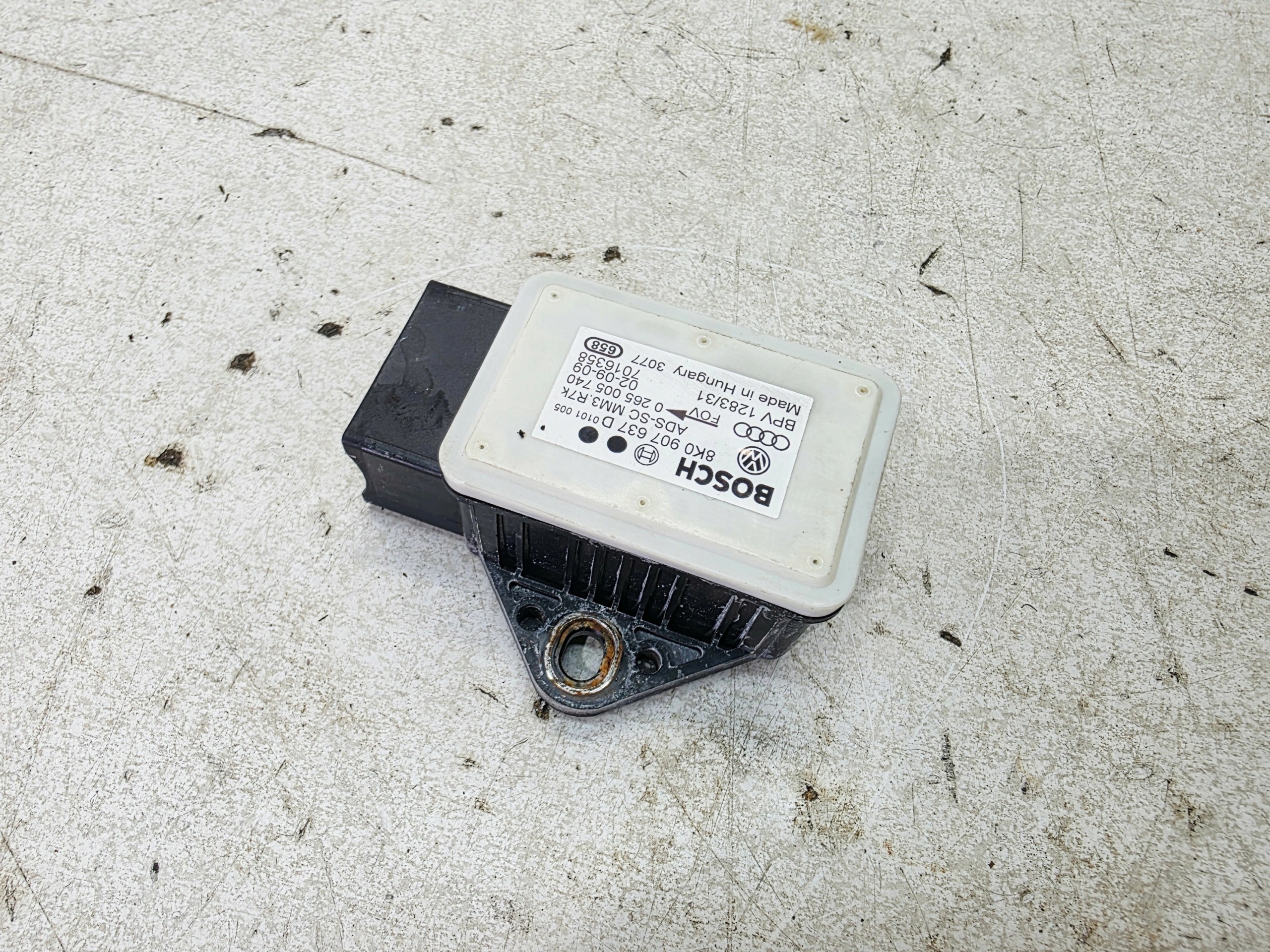 Sensor ODCHYLENIA KATOWEGO ESP AUDI A4 B8 A5 8T 8K0907637D