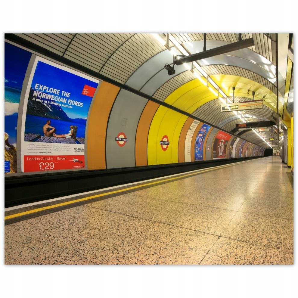 

Plakat 50x40 London Podziemie