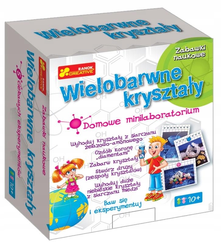 

Domowe Minilaboratorium Wielobarwne Kryształy