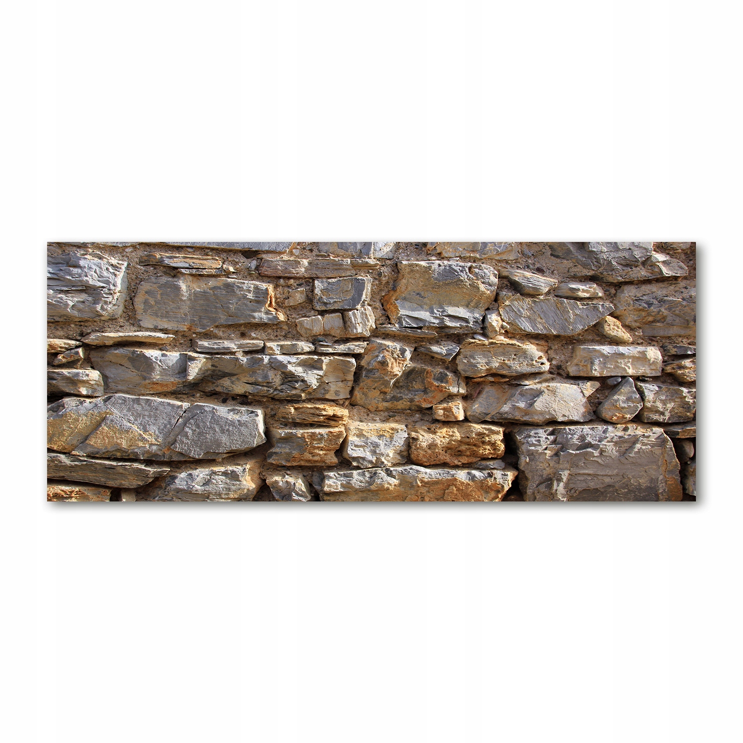 

Foto obraz akryl zdjęcie Kamienna ściana 125x50 cm