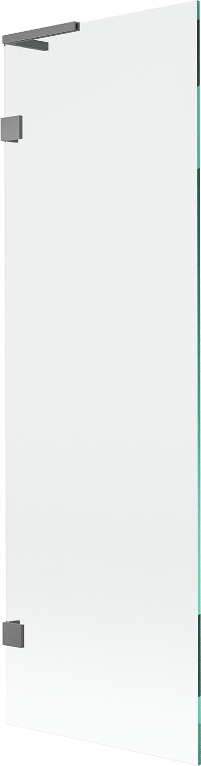 Mexen Lunar L vanová zástěna 1-křídlová 60 x 150 cm, transparentní, gun met