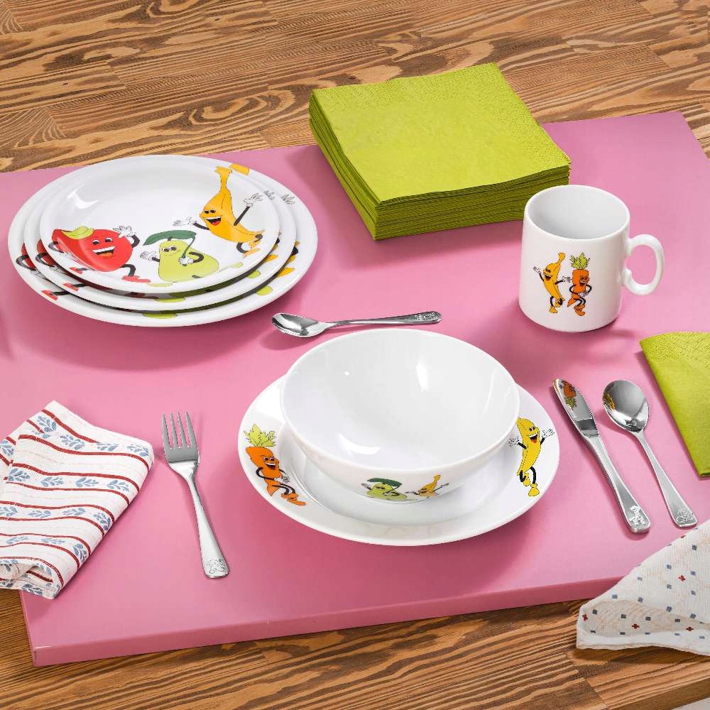 TALERZ GŁĘBOKI PORCELANOWY 6SZT KIDS MODERMO MP055 Marka Modermo